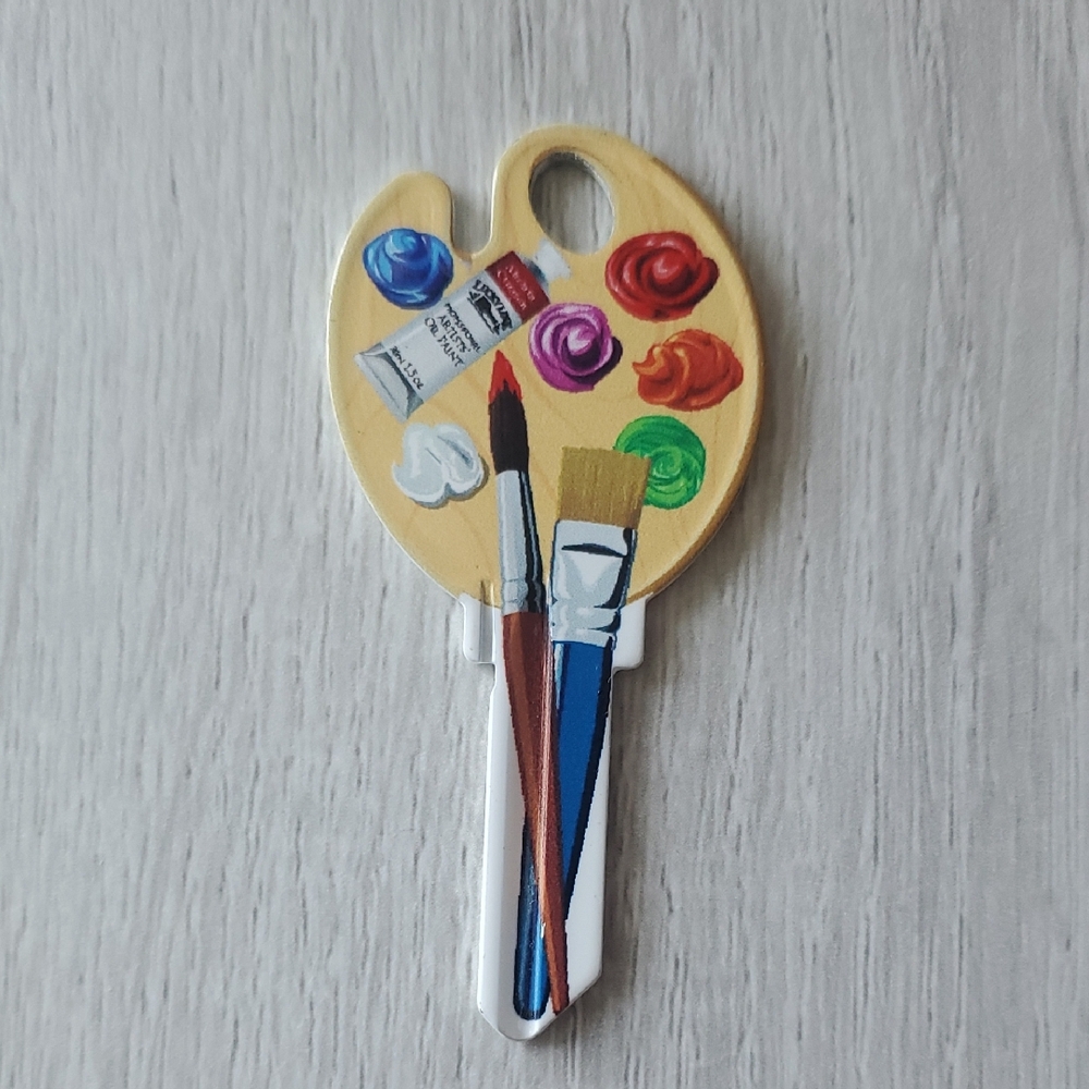 Artist Palette Key Blank